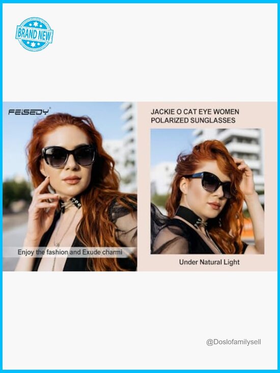 Vintage Square Cat Eye Sunglasses Polarized Retro Chic Y2K Fashion